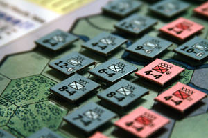 Battle for Moscow Board Game Review - Wargame in progress